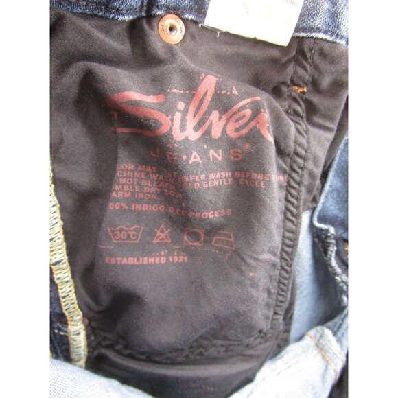 VINTAGE Silver Jeans 30 Sage Western Glove Work Bootcut Denim Pants - Picture 12 of 15